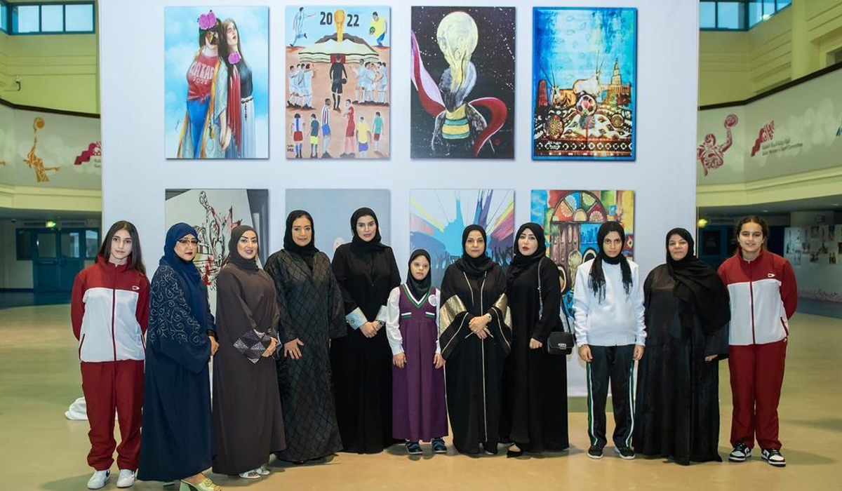 Women's Sports Committee Inaugurates FIFA World Cup Qatar 2022 Mural